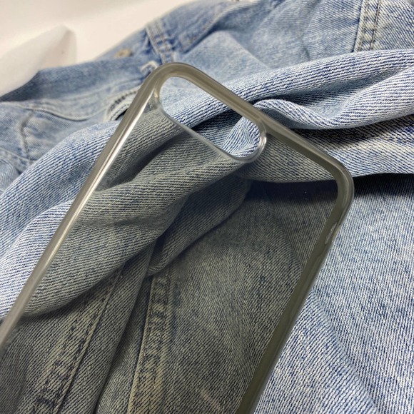 iPhone XS Max Case Gray Clear Cover - Picture 5 of 6